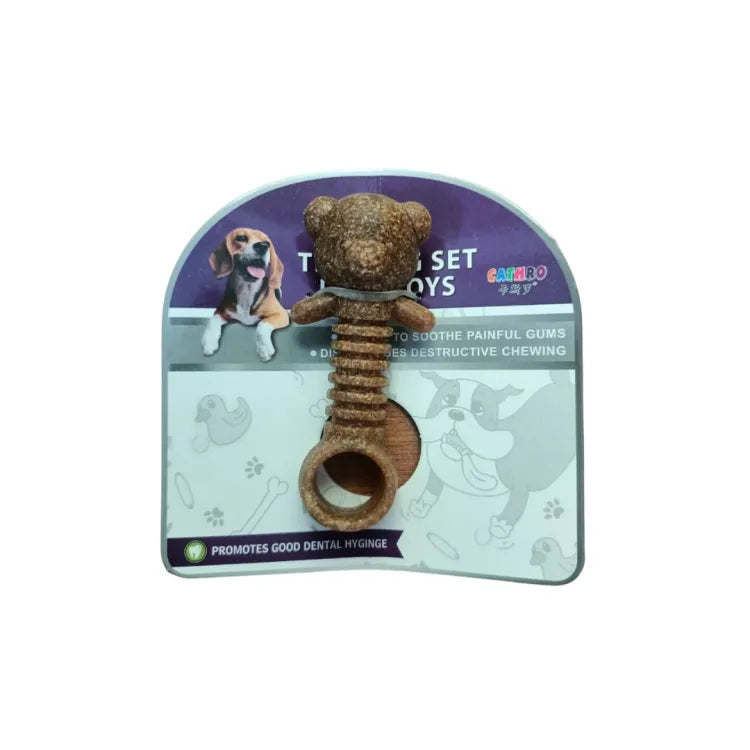 Teething bone dog treat (Triangle and Bear Shape) - Bear