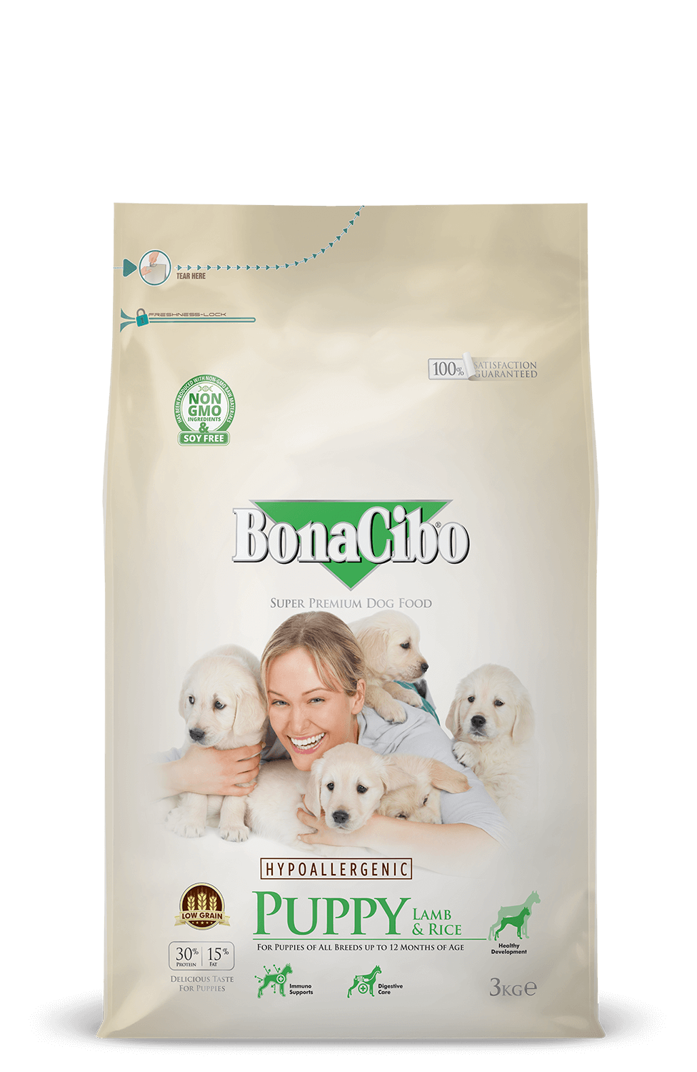 Bonacibo Puppy Lamb & Rice