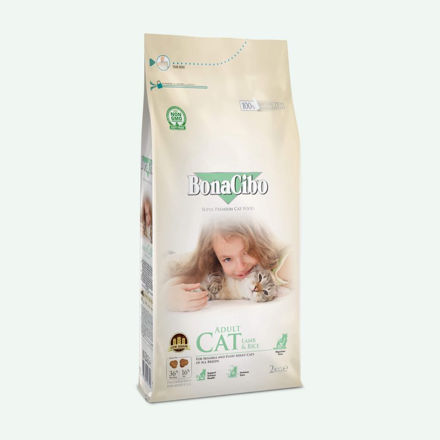 Bonacibo Adult Cat Lamb & Rice 5kg