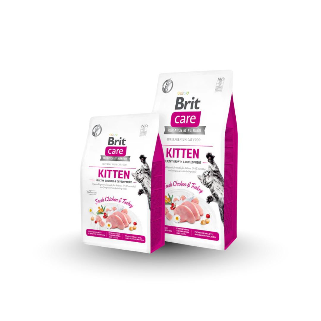 Brit Care Cat Grain-Free KITTEN HEALTHY GROWTH AND DEVELOPMENT