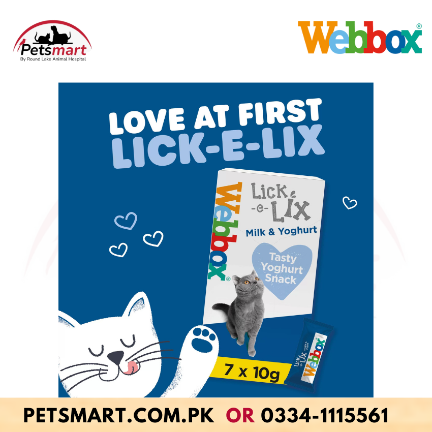 Webbox Lick-e-Lix with Milk & Yoghurt Cat Treats