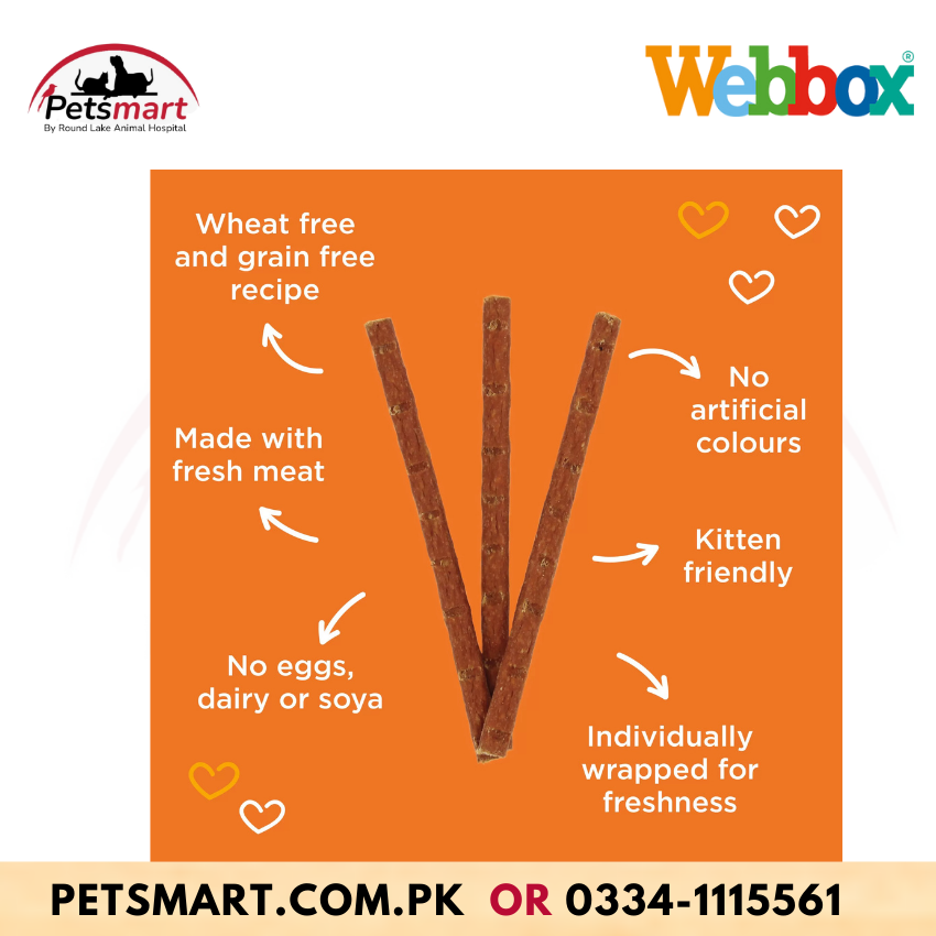 Webbox Tasty Sticks Chicken & Liver Cat Treats