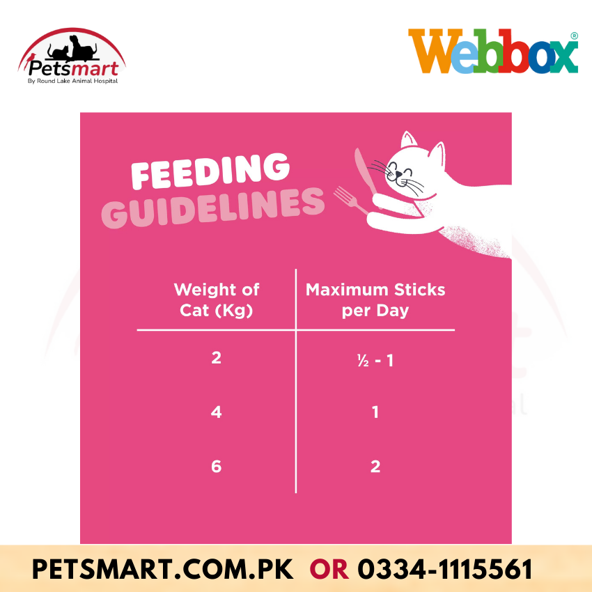 Webbox Tasty Sticks Salmon & Trout Cat Treats