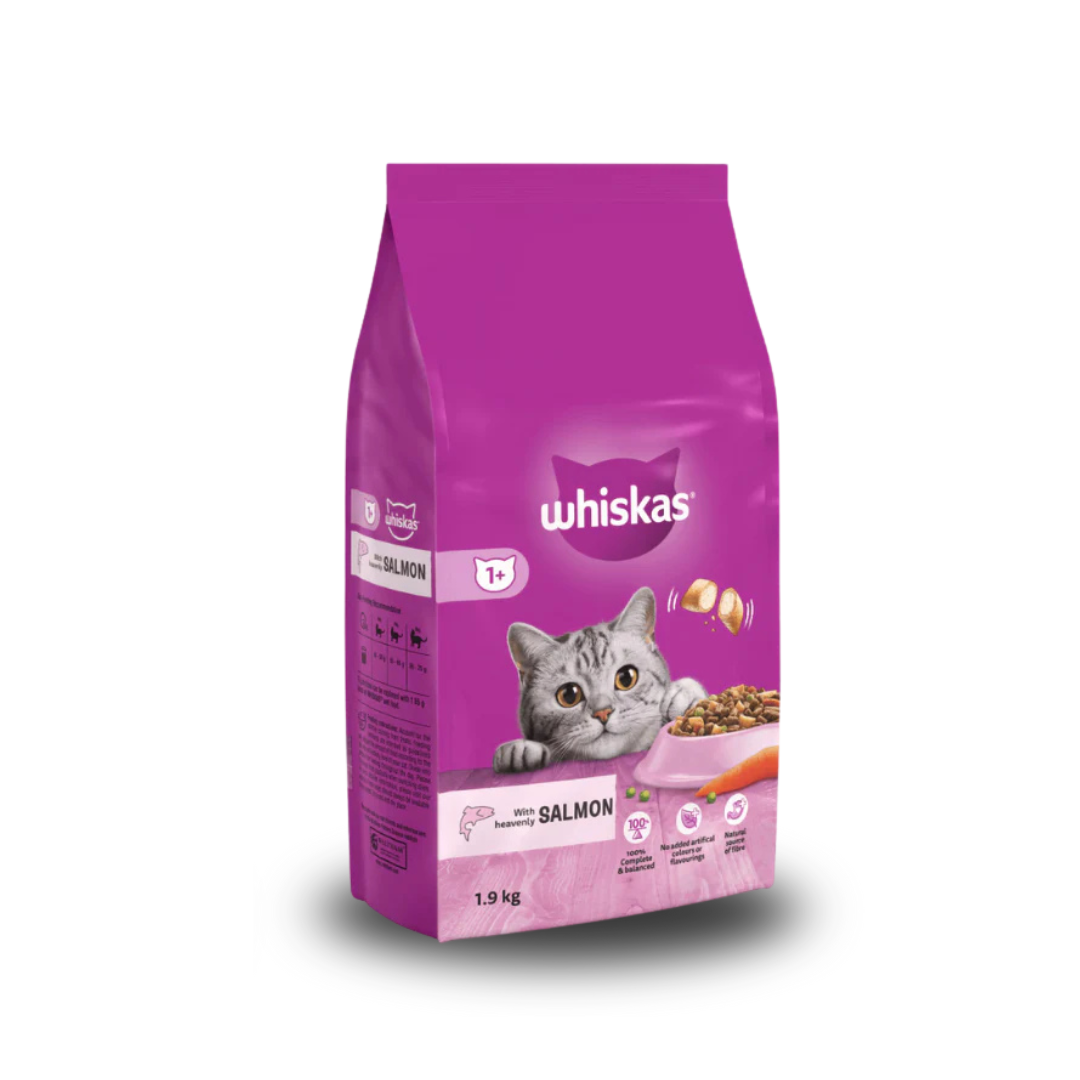 Whiskas 1+ Salmon Dry Cat Food