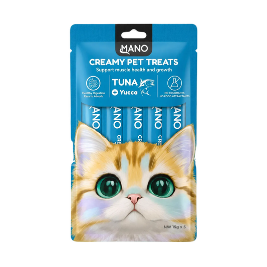 MANO Creamy Pet Treats Tuna for Cats 75g front