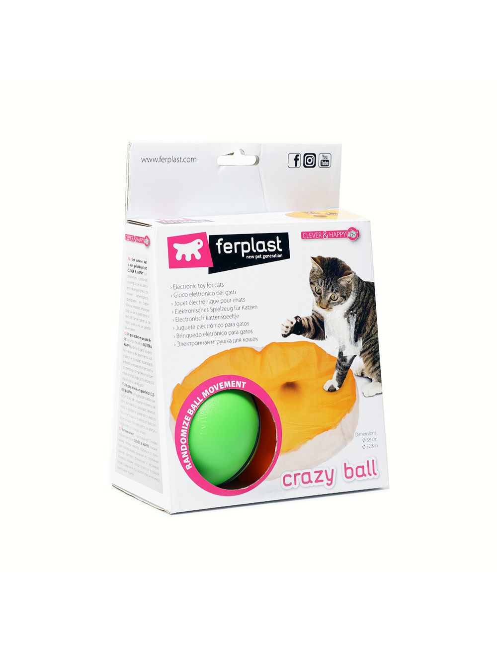 FERPLAST CRAZY BALL GIOCO ELETTRONICO Toy