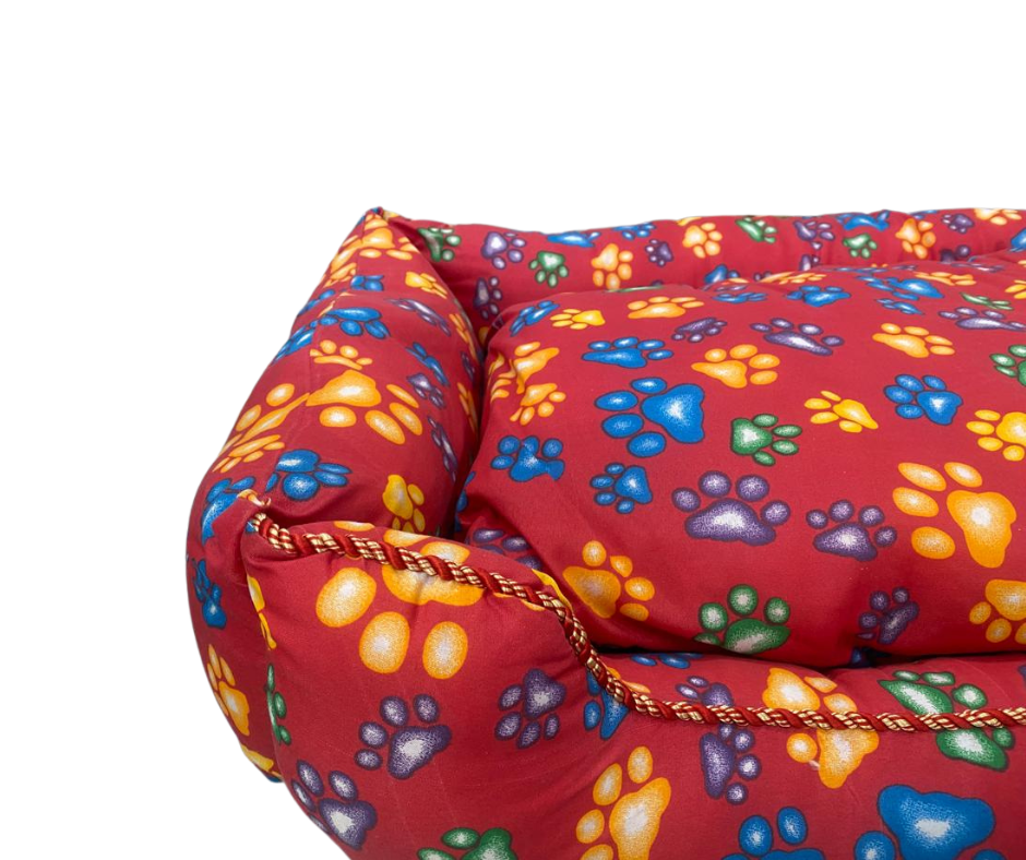 Floral Print Pet Bed (Medium Size)
