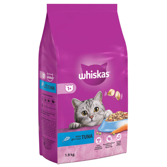 WHISKASÂ® 1+ Tuna Dry Cat Food