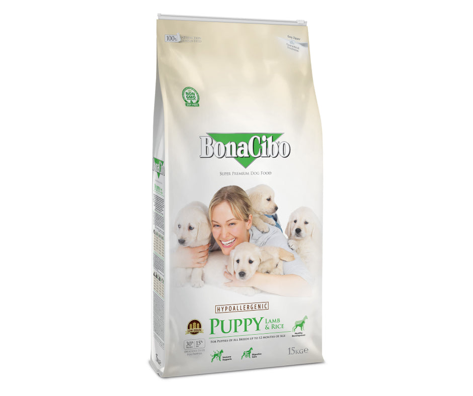 Bonacibo Puppy Food (lamb &amp; rice ) 15KG