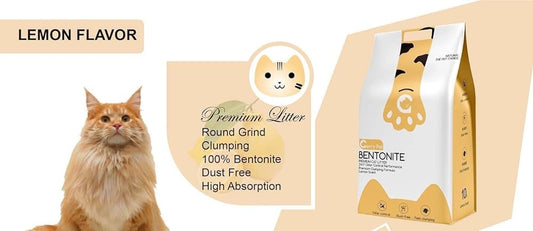 Gerry cat Litter (Bentonite) (10 litter) - Lemon