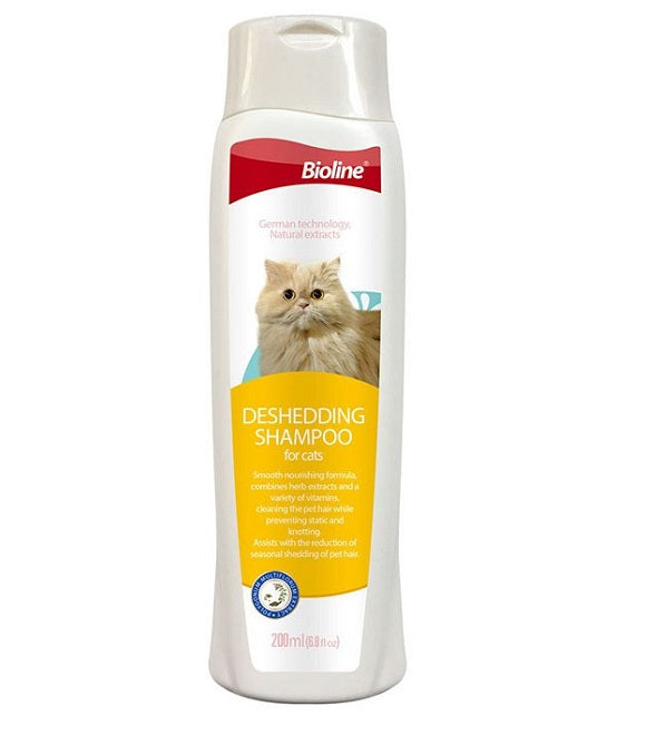 Bioline De-shedding Shampoo Cat 200 ml