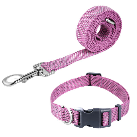 Cat Collar with Leash Set – Assorted Colors & Designs