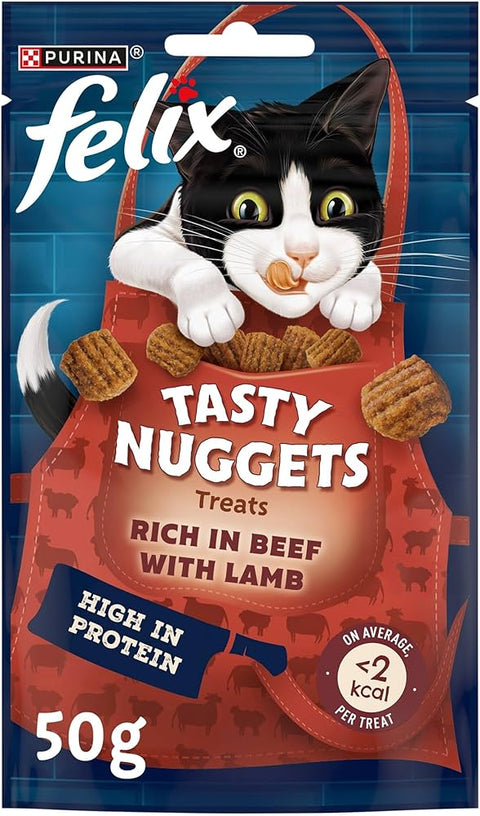 Felix Goody Bag Nuggets Beef And Lamb 50G