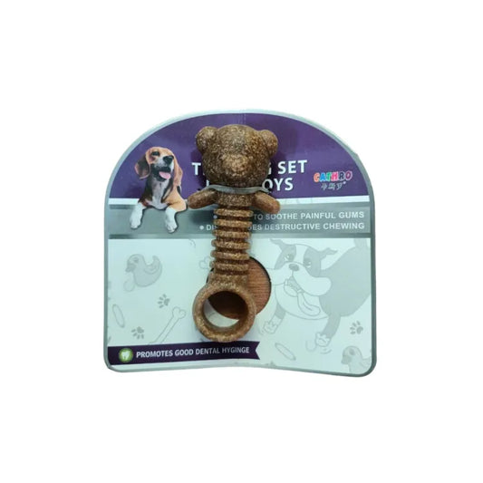 Teething bone dog treat (Triangle and Bear Shape) - Bear