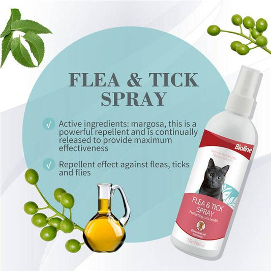 Bioline Flea &Tick Spray 175ML