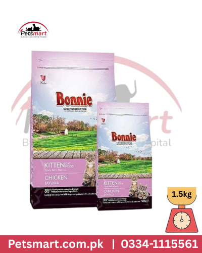 Bonnie kitten cat food chicken 1.5 kg