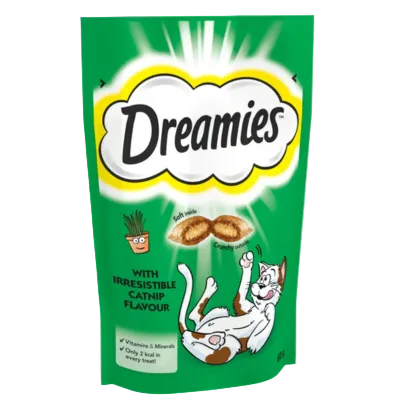 Dreamies cat treat catnip 60g