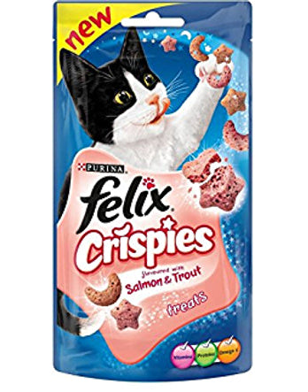 Felix Goody Bag Crispies Salmon Trout 45G