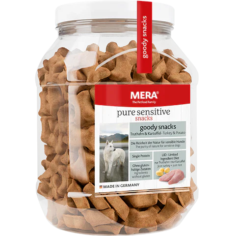 Mera Jar Dog Treat Pure Sensitive (Turkey &amp; Potato)