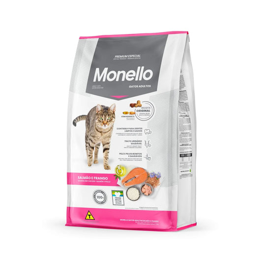 Monello Adult Cat Salmon & Chicken Dry Cat Food ��ï