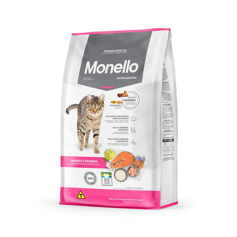 Monello Adult Cat Salmon Chicken Dry Cat Food 1Kg