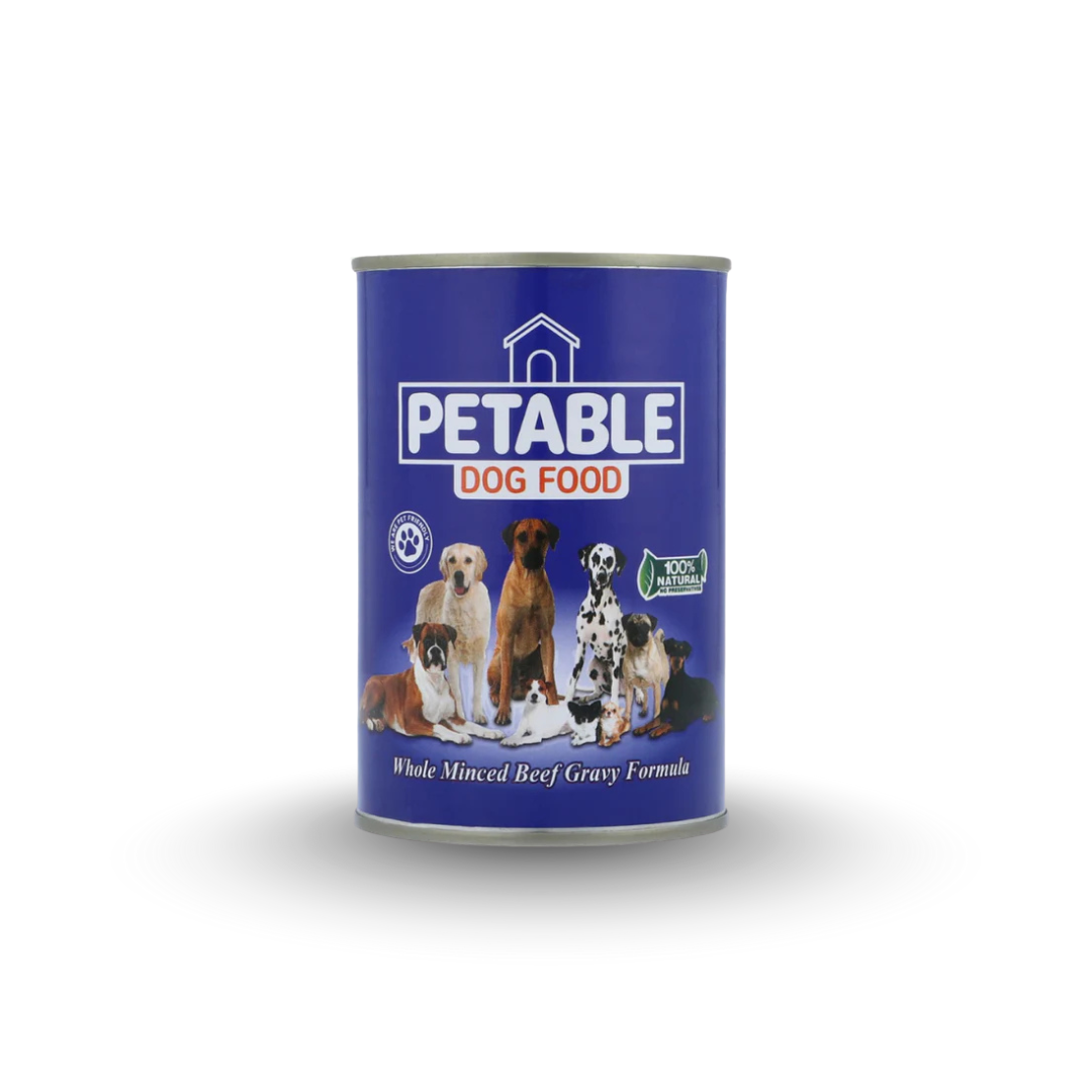 Petable Dog Food Beef 400g