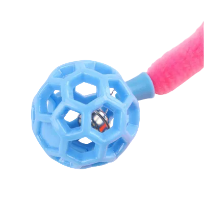 Furry Tail Ball Toy For Cats With Bell