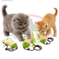 Crinkle Tassel Cat Toy with Ring & Bell