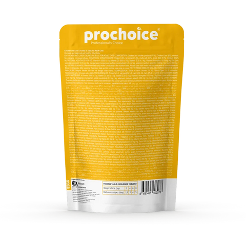 Prochoice Adult Cat Chicken Meaty Bites In Jelly Wet Food 85G