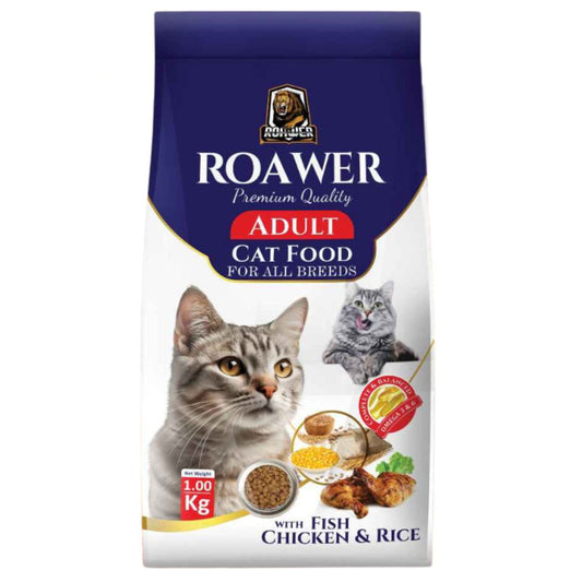 Roawer Premium Adult Cat Food with Fish, Chicken & Rice ��ï
