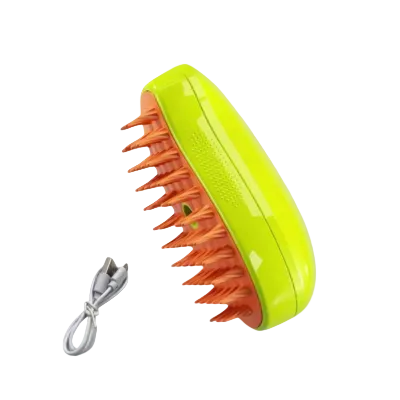 Spray massage brush