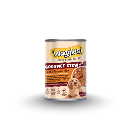 Waggles Adult Wet Food - Beef &amp; Pumpkin