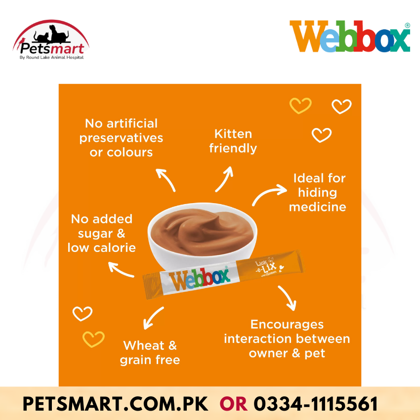 Webbox Lick-e-Lix Chicken Cat Treats