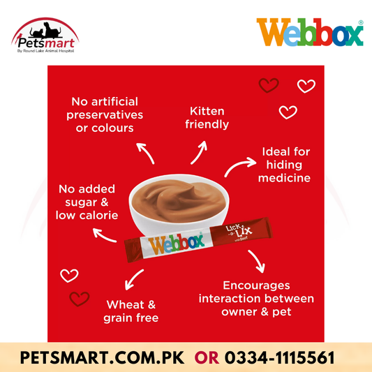 Webbox Lick-e-Lix with Beef Cat Treats