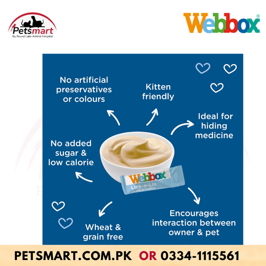 Webbox Lick-e-Lix with Milk & Yoghurt Cat Treats