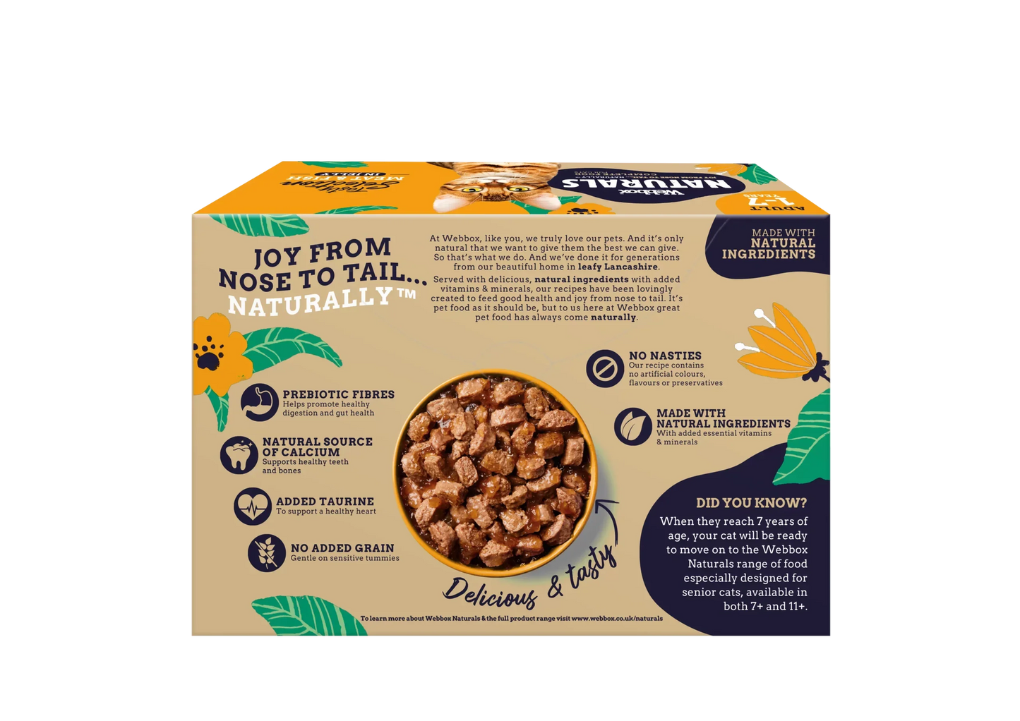 Webbox Naturals Fish &amp; Meat in Jelly Wet Cat Food