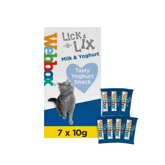 Webbox Lick-e-Lix with Milk & Yoghurt Cat Treats