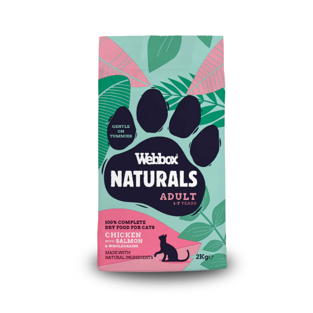 Webbox Naturals Adult Cat with Chicken and Salmon Dry Food