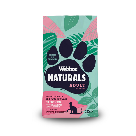 Webbox Naturals Adult Cat with Chicken and Salmon Dry Food