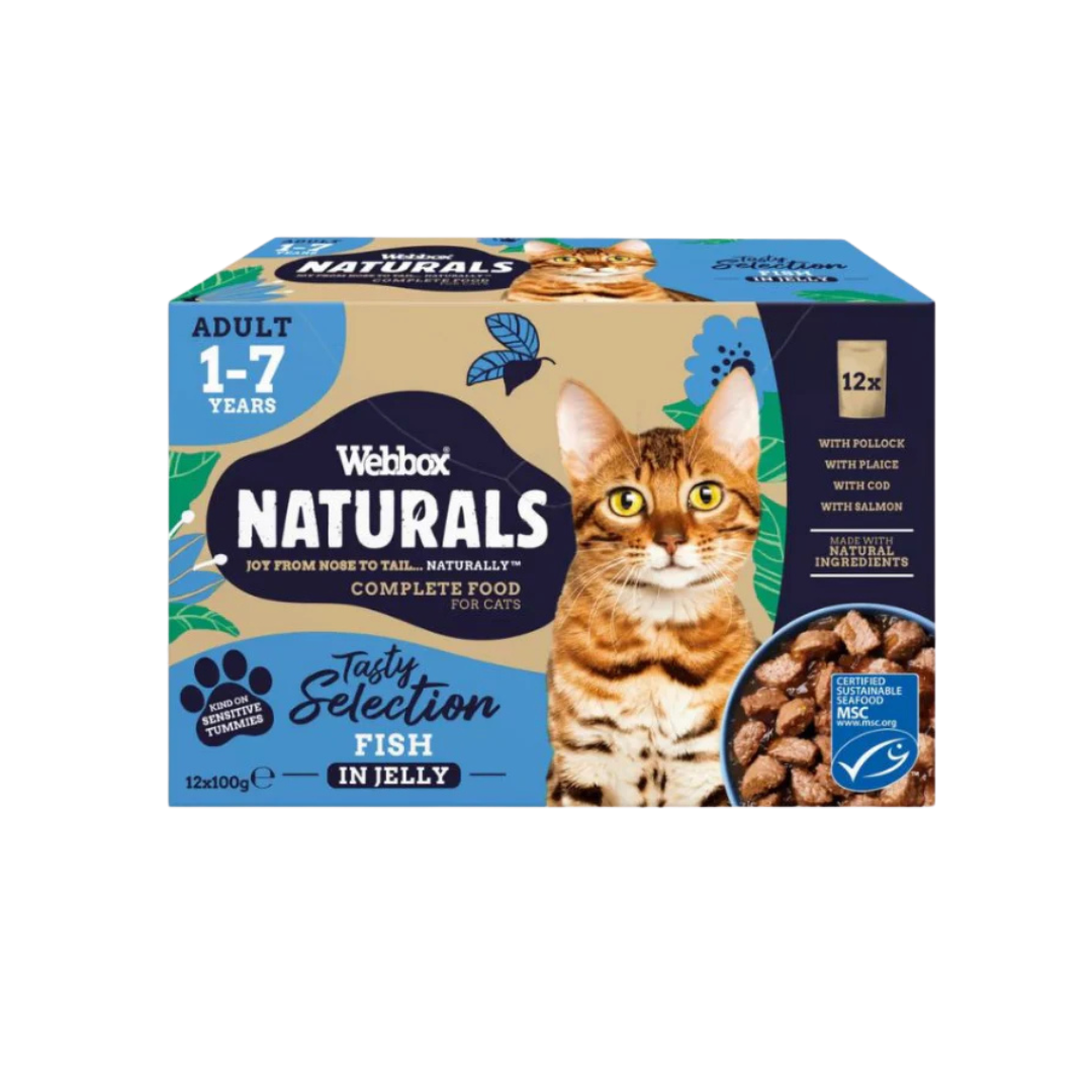 Webbox Naturals Fish in Jelly Wet Cat Food