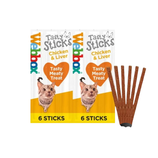 Webbox Tasty Sticks Turkey & Lamb Cat Treats