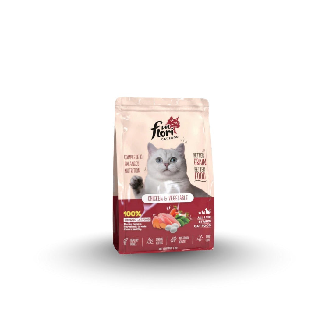Flori Pet Cat Food Nutrition for Every Stage of Life - 3KG