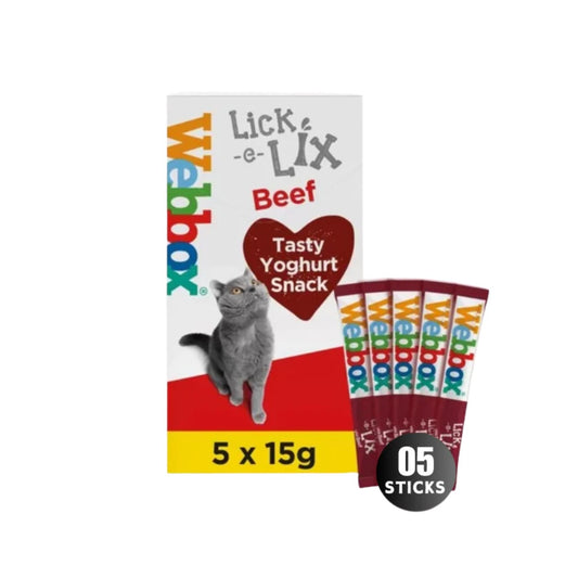 Webbox Lick-e-Lix with Beef Cat Treats