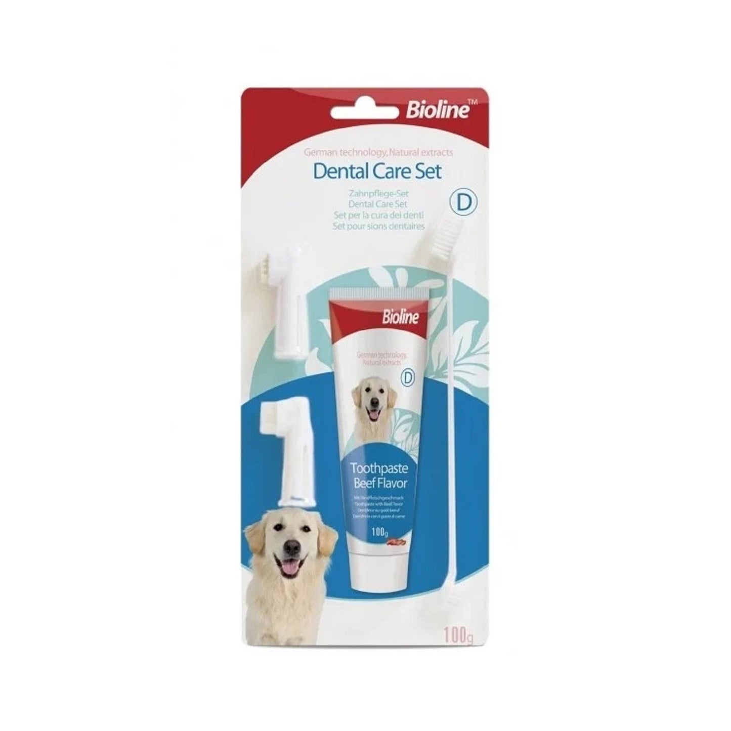 Bioline Dental Care Hygiene Set-Beef Dog 100G