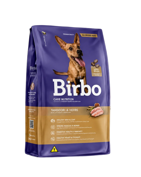 Birbo Traditional Chicken dry dog food 1kg for adult dog