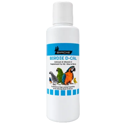 Birdie D-CAL Calcium and Vitamin D supplement for birds 100ml