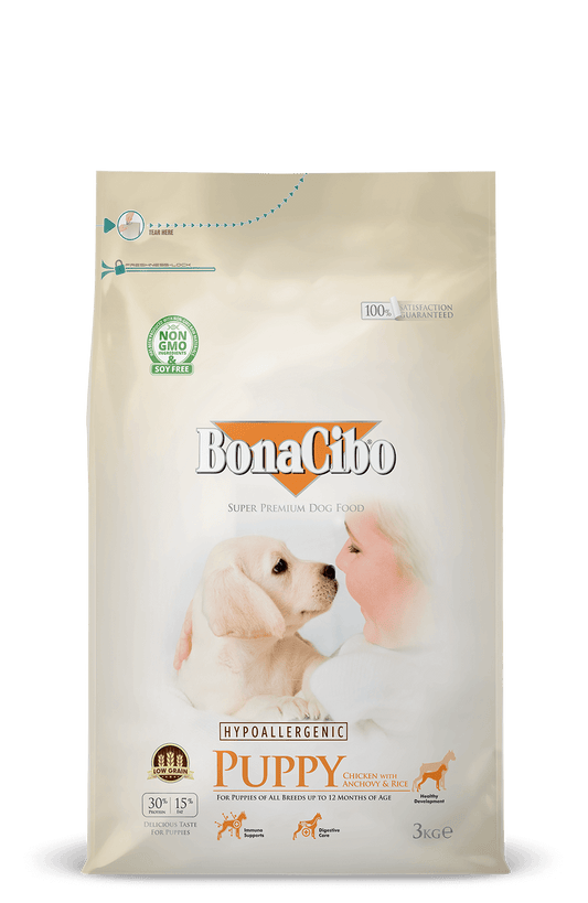 Bonacibo Puppy With Chicken Anchovy And Rice