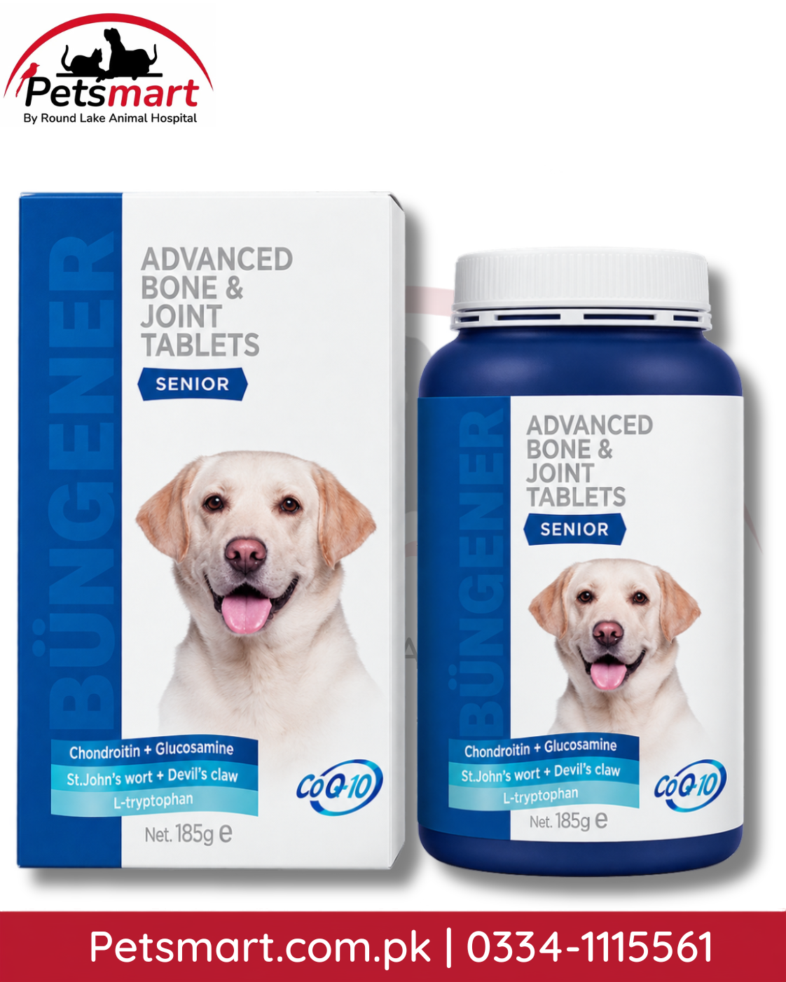 B��ngener Advanced Bone and Joint Tablets Senior 185g supplement for older 