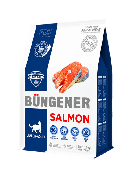 B������ngener Salmon Grain-Free Cat Food 2kg for junio