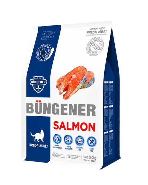 Bungener Fresh Meat Grain-Free Cat Food Salmon 5kg
